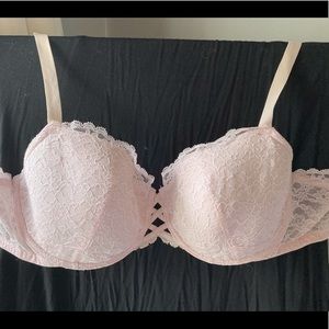 VS pink lace bra